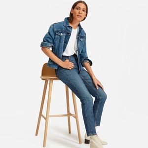 EVERLANE Hi-Rise The Cheeky Straight Jean